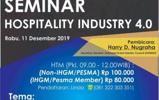 Seminar Hospitality Industry 4.0